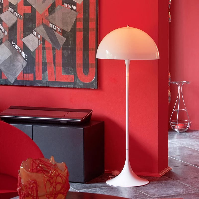 Panthella Floor Lamp And Panthella Table Lamp