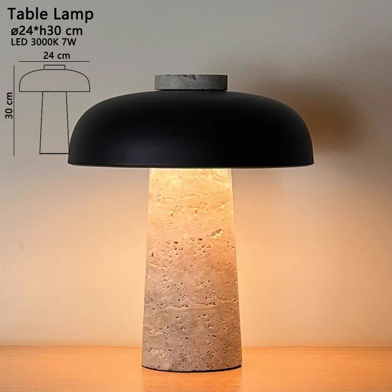 Travenza Travertine Table Lamp